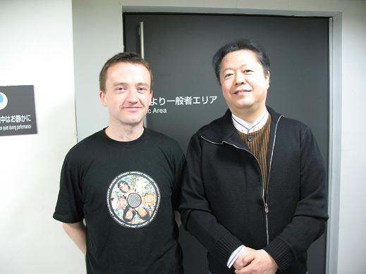 Godiego in Tokyo 2008 - meeting Yukihide Takekawa