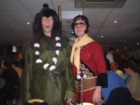 Sandy and Monkey after a few drinks...