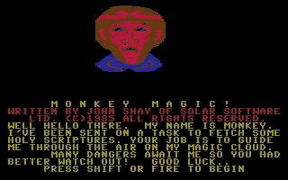 Monkey Magic - Title screen screenshot