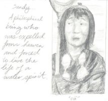 Sandy drawing